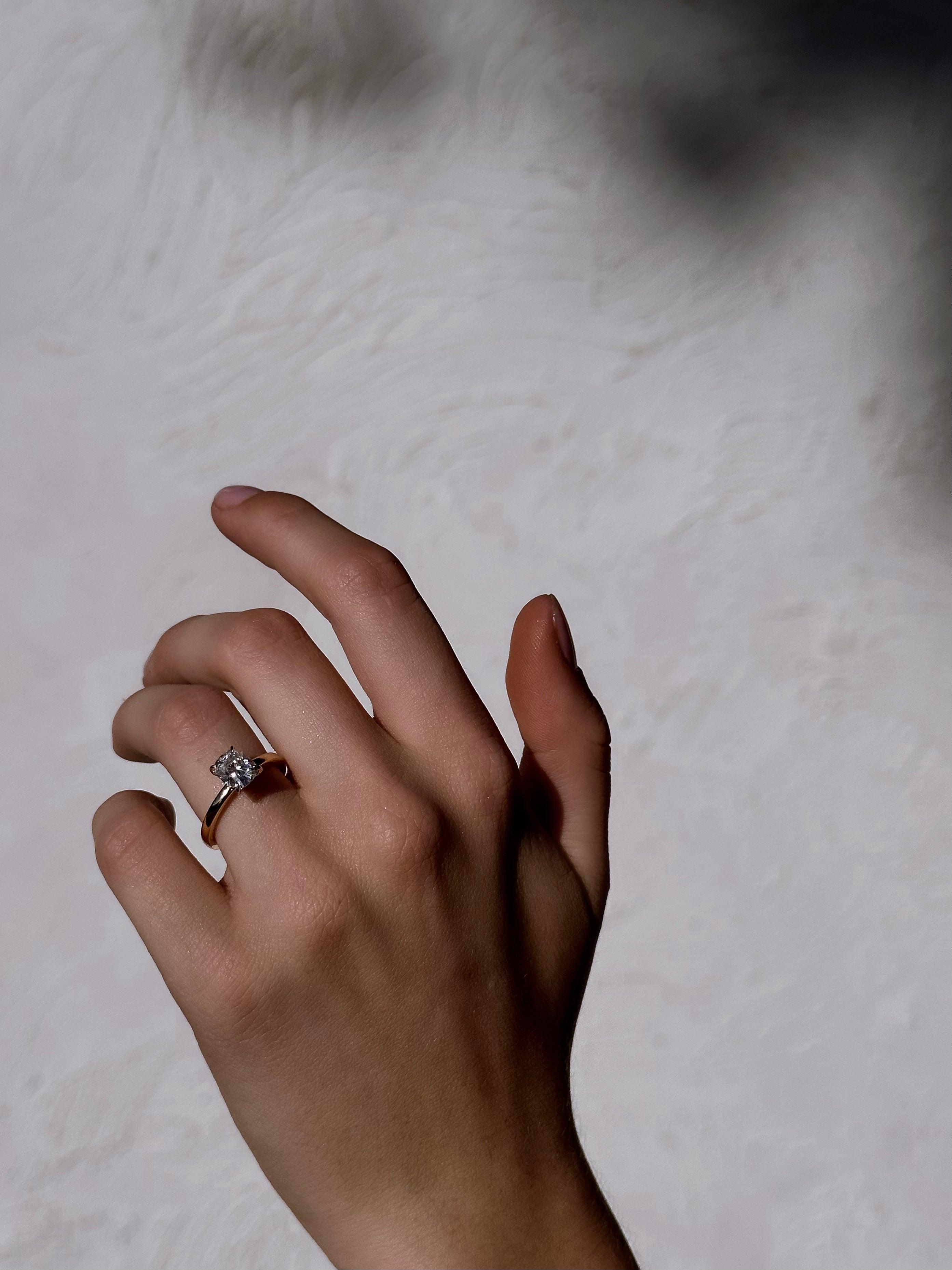 Elongated 2025 cushion solitaire